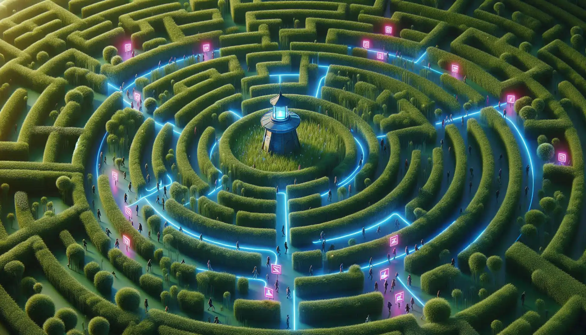 customer journey maze